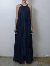 Navy Chiffon Gown