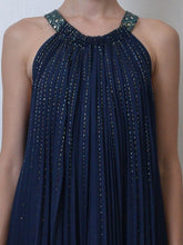 Navy Chiffon Gown