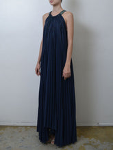 Navy Chiffon Gown