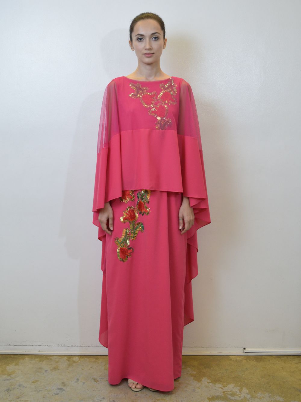 Fuchsia Gown Krishna