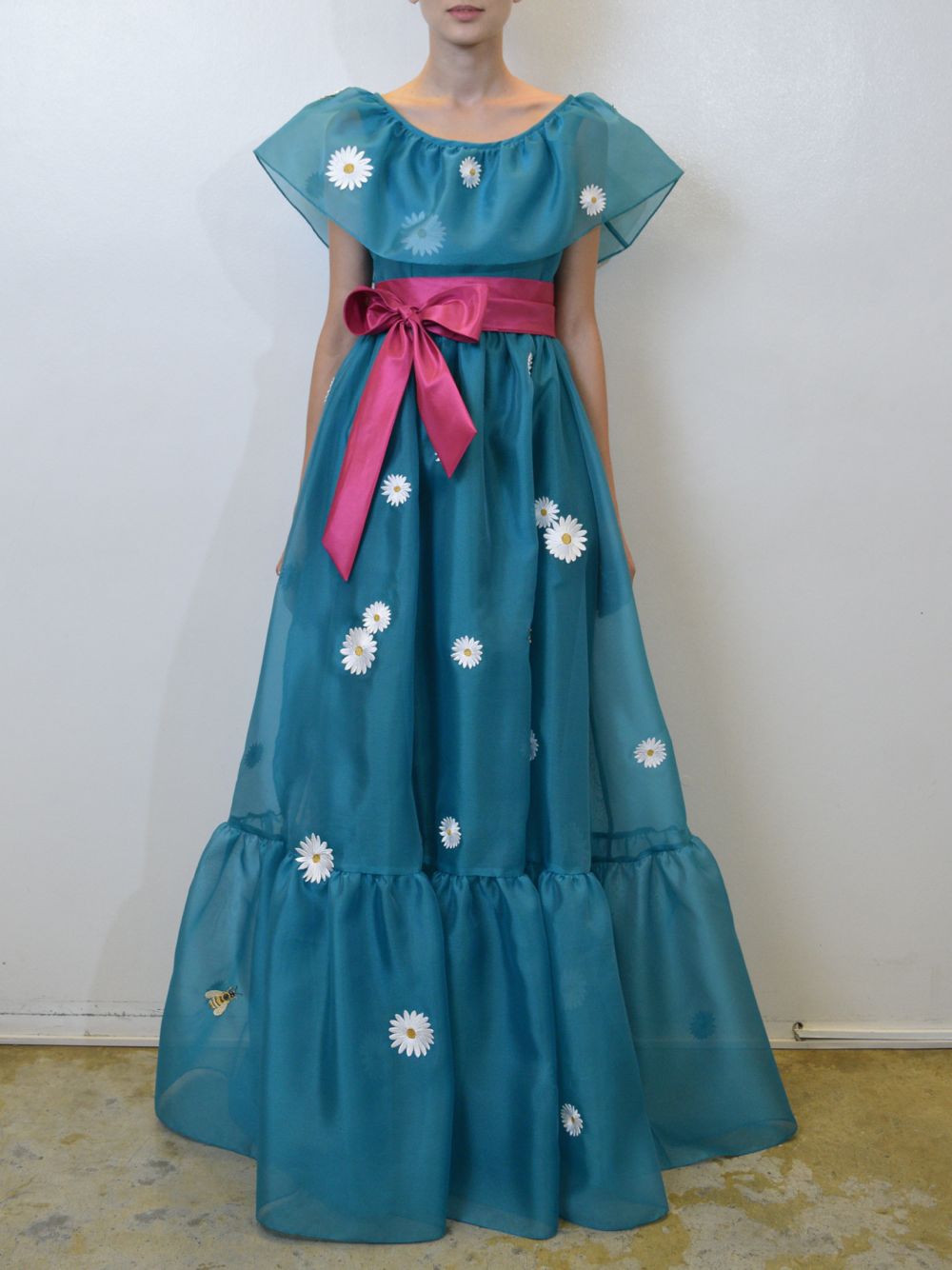 Long Silk Gown