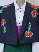 Embroidered Jacket & Silk Pants