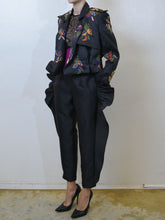 Embroidered Jacket & Silk Pants