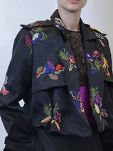 Embroidered Jacket & Silk Pants