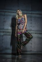 Vibrant Pattern Top & Pants