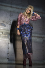 Sequin Embroidered Dress and Skirt