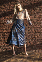 Floral Blouse & Sequin Skirt