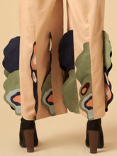 ECRU FLUTE TOP & TROUSER SET