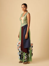 FOLDED WAVES SKIRT