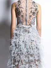 Sleeveless Embroidered Gown Rebecca
