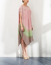 Tricolor Shaded Dress