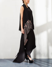 Black Cape with Dress Set