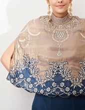 Neutral Cape Set with Skirt