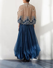 Neutral Cape Set with Skirt