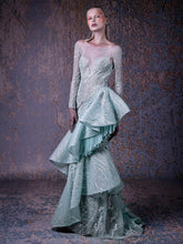 ASYMMETRIC RUFFLE DRESS