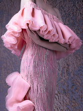 RUFFLED ORGANZA DRESS