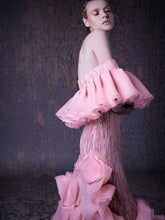 RUFFLED ORGANZA DRESS