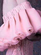 RUFFLED ORGANZA DRESS