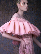RUFFLED ORGANZA DRESS