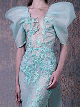 EMBELLISHED EVENING DRESS