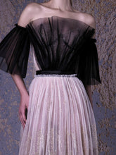 EMBELLISHED CONTRAST DRESS