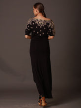 Peacock Swirl Wrap Dress