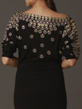 Peacock Swirl Wrap Dress