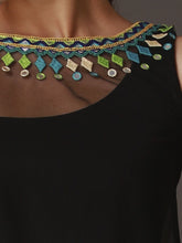 Embroidered Asymmetric Dress