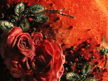 Maroon Rose Clutch