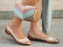 Vintage Gold Glass Slippers