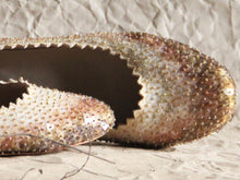 Vintage Gold Glass Slippers