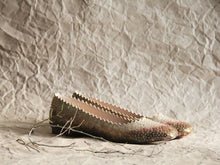 Vintage Gold Glass Slippers