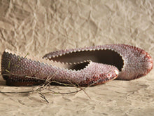 Burnt Grey Glass Slippers