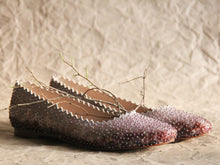Burnt Grey Glass Slippers