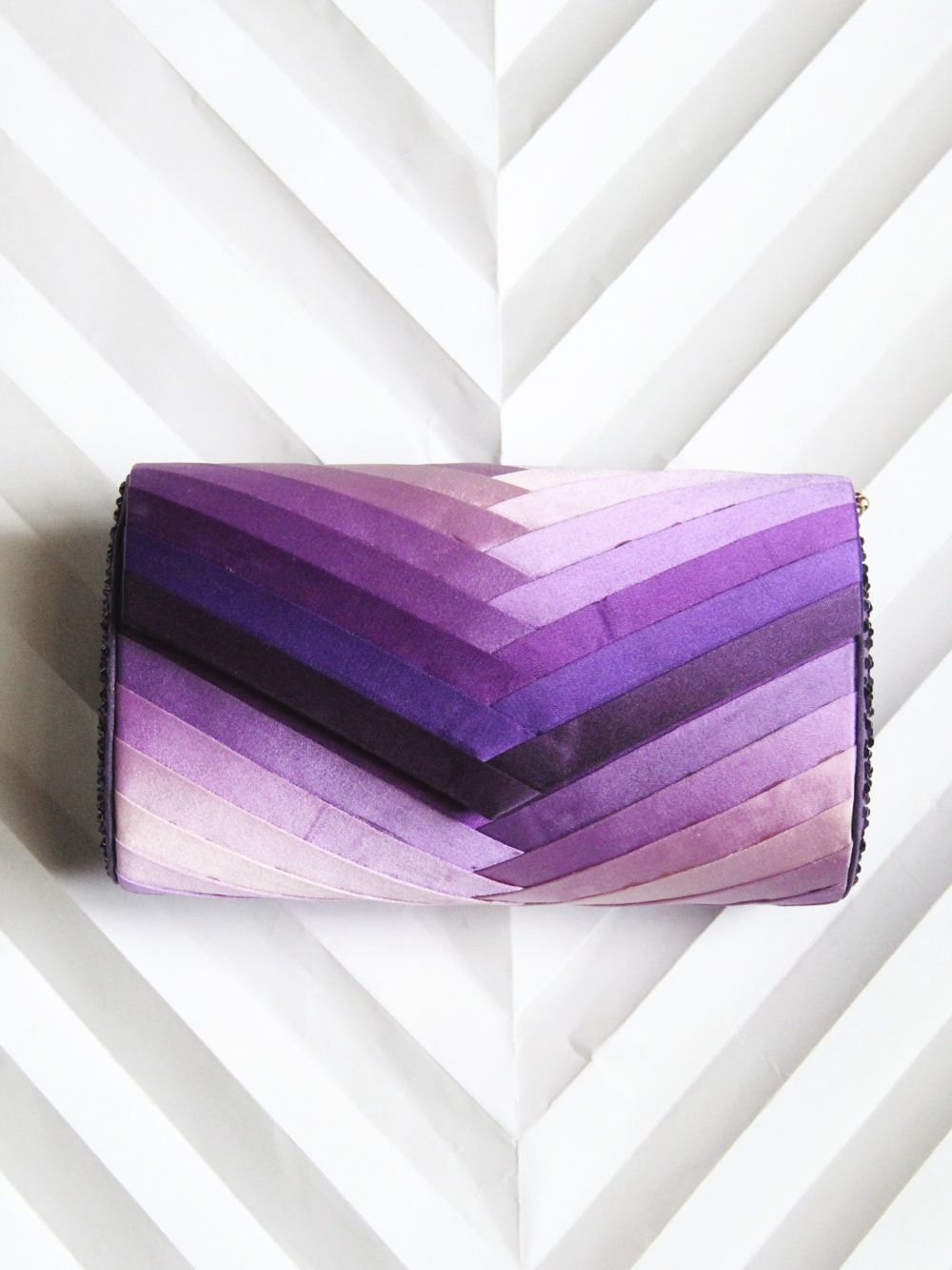 Purple Ombre Clutch