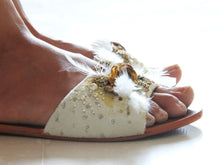 Ivory & Gold Slip-On
