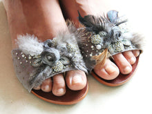 Grey Rose Slip-On