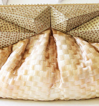 Handwoven Gold Clutch