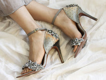 Fallen Leaves Stiletto - Silver