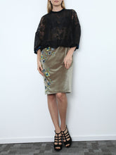 Lace And Velvet Dress
