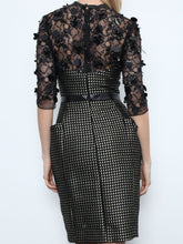 Tweed And Lace Dress