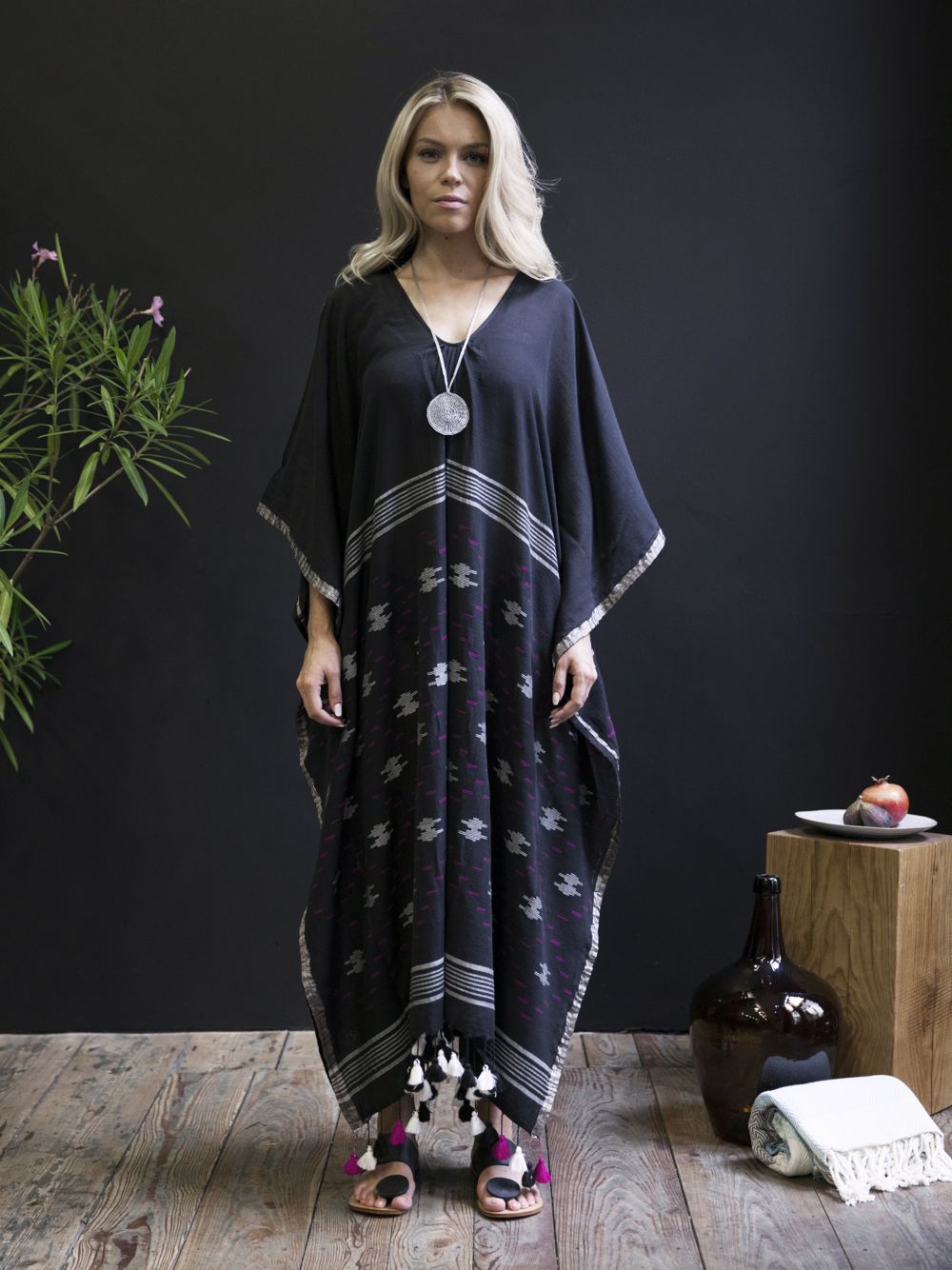 Handwoven Jamdani Caftan