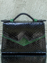 Exotic Black Ayers Skin Handbag