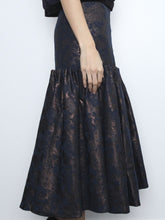 Skirt With Pleated Hem