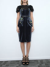 Velvet Dress With Embellishments