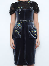 Velvet Dress With Embellishments