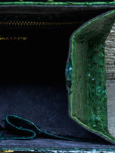 Exotic Ayers Snake Skin Green Handbag