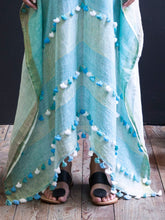 Handwoven Caftan With Tassels