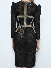 Lace Dress With Embellishments