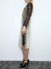 Velvet And Lace Dress